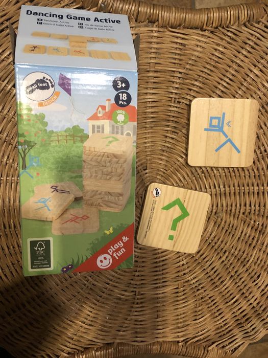 Gra płytki drewniane nowa