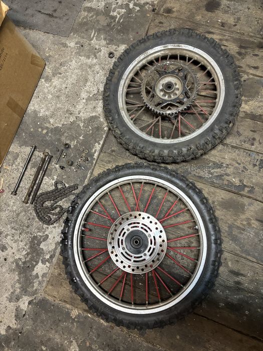 Honda CR 80 85 czesci sprzeglo cylinder skrzynia kartery  zaplon