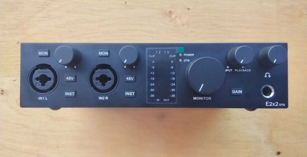 TOPPING E2x2 OTG Professional аудиоинтерфейс USB звуковая