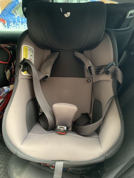 Dwa foteliki Joie i-Spin 360 czarne coal