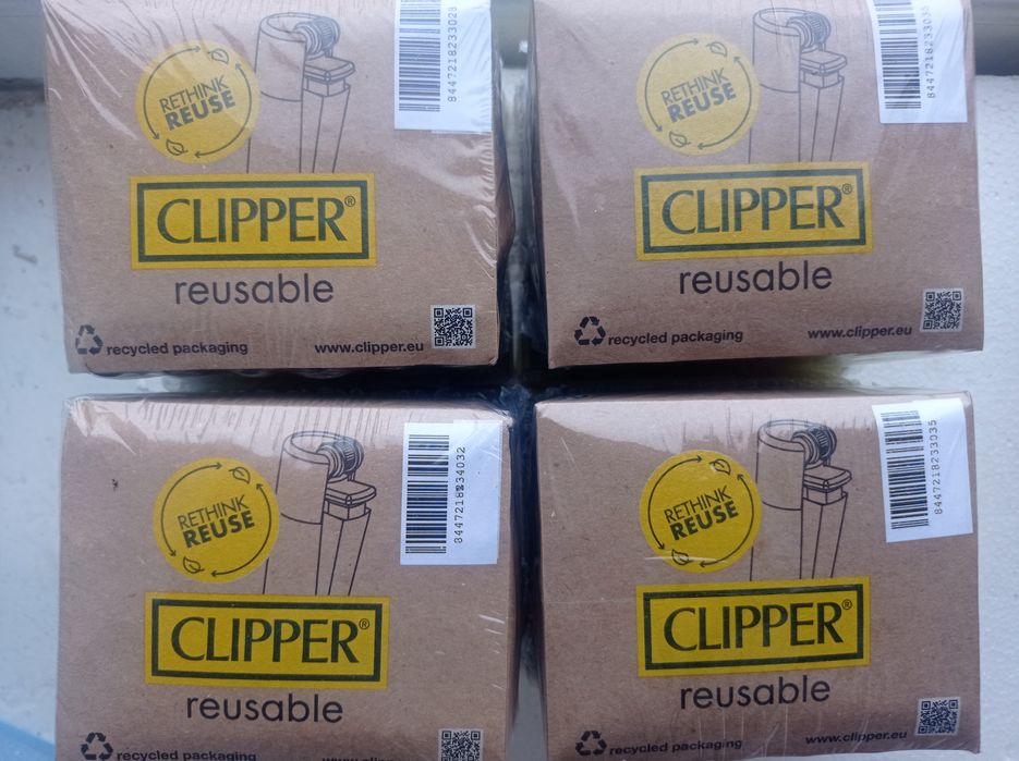 Зажигалки блок 24шт Clipper