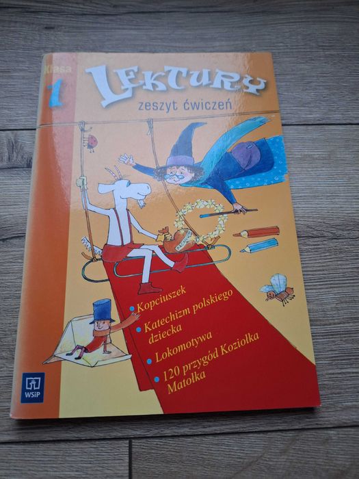 Lektury zeszyt ćwiczeń klasa 1 WSiP nowe