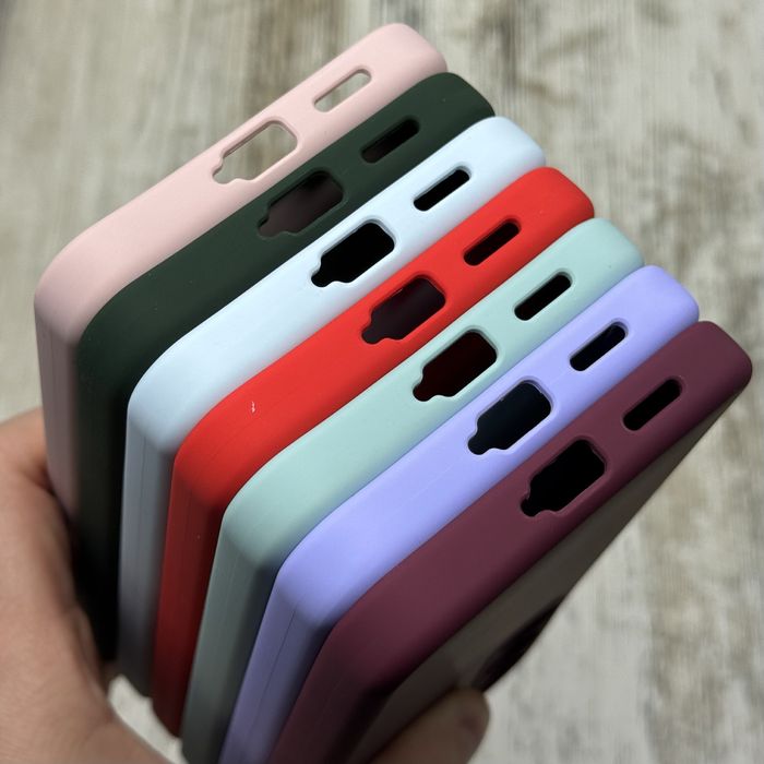 Чехол софттач Silicone Case на Samsung S25 FE. Микрофибра Чохол
