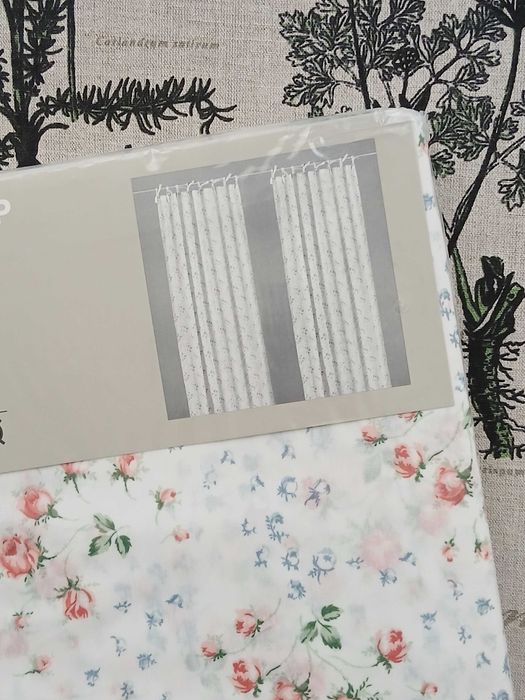 Zasłony na troczkach Ikea Emmie Knopp 145x250