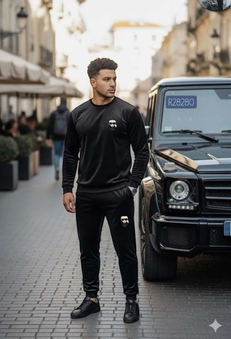 Dres męski welurowy Karl Lagerfeld.