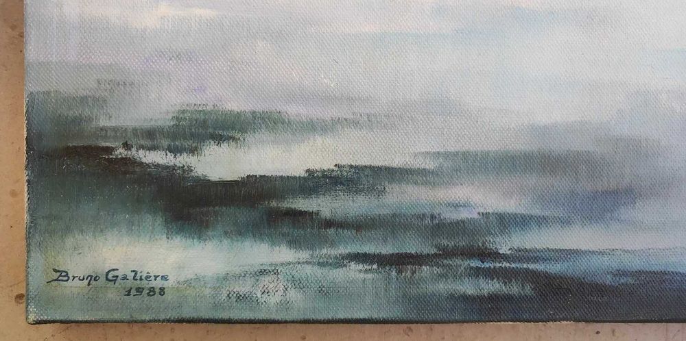 Pintura contemporânea Céu e Mar - Abstrato - Pintura acrílico - Quadro