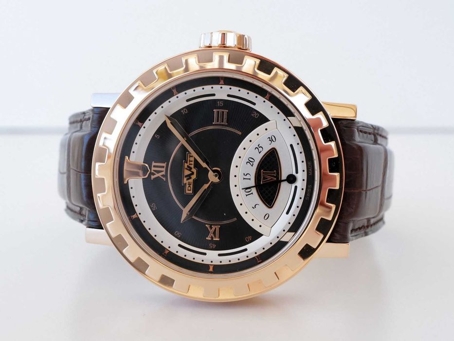 Dewitt Academia Seconde Retrograde Serenity 18K Rose Gold 43