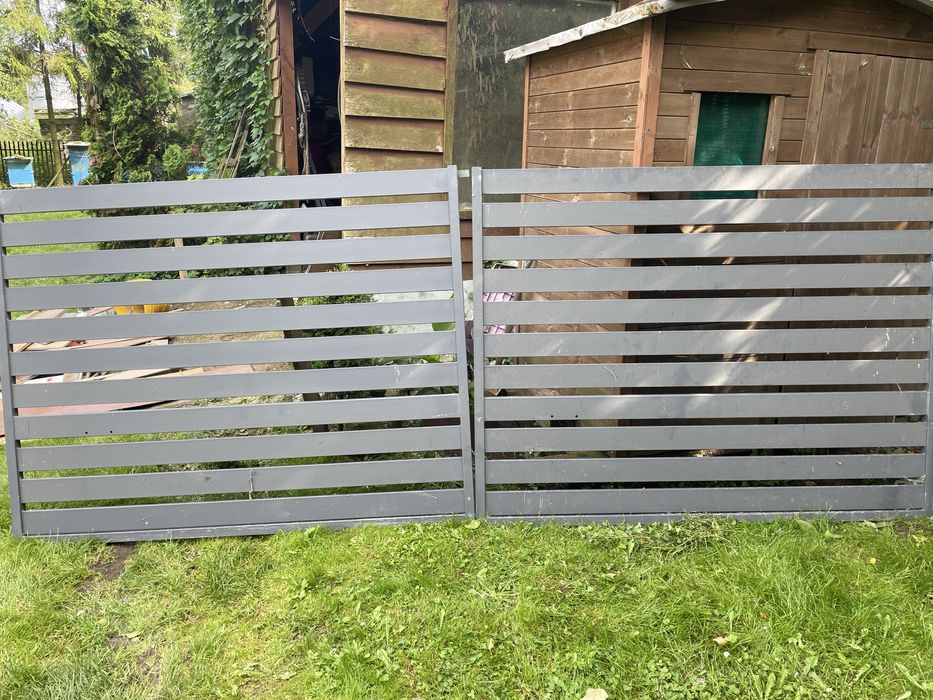 Brama wjazdowa panelowa kolor antracyt