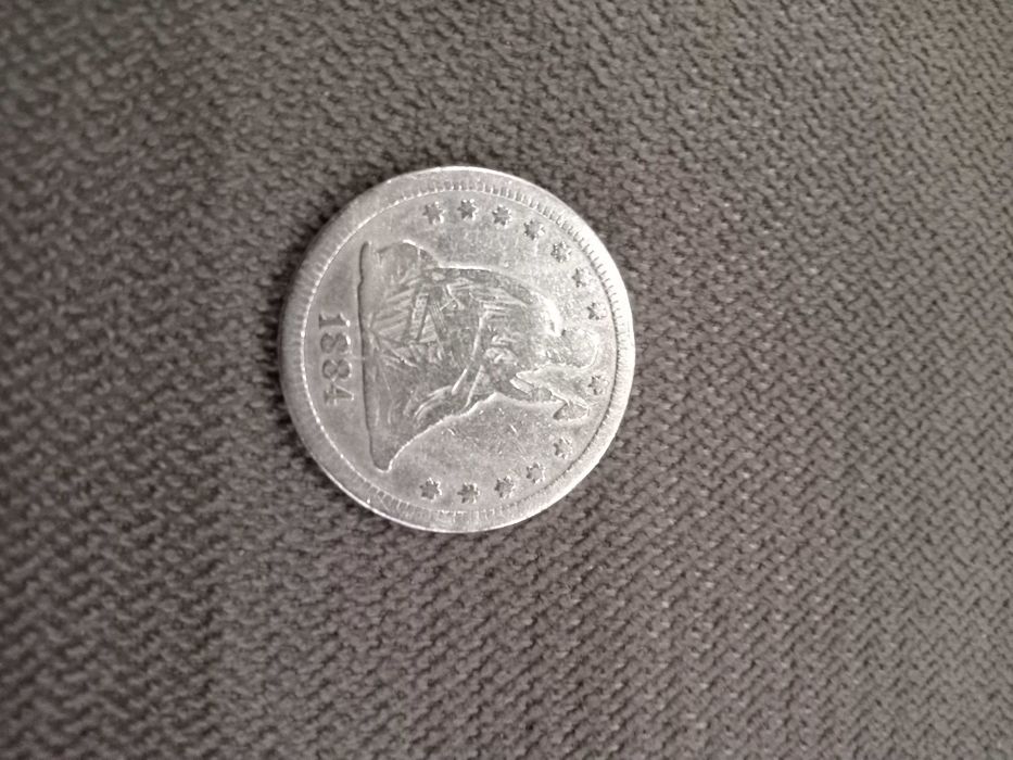 QUAR DОLLAR 1884 Сидяча свобода