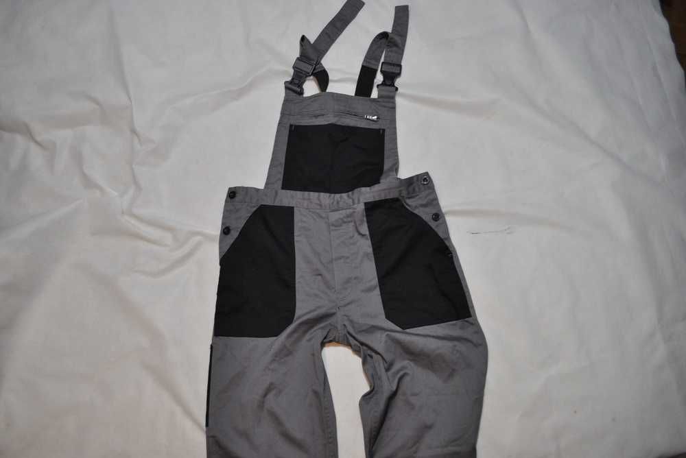 WORKWEAR S męskie spodnie ogrodniczki bojówki kieszenie r1v  TOCSAM