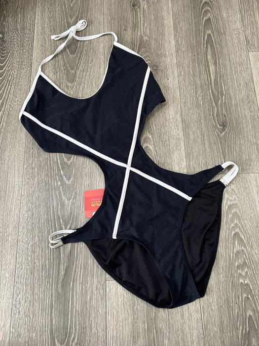 Новый сдельный слитный сплошной купальник octopus 52-54p