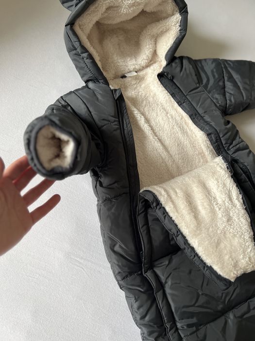 Зимовий комбінезон-конверт для немовляти 2–6 міс. (до року)