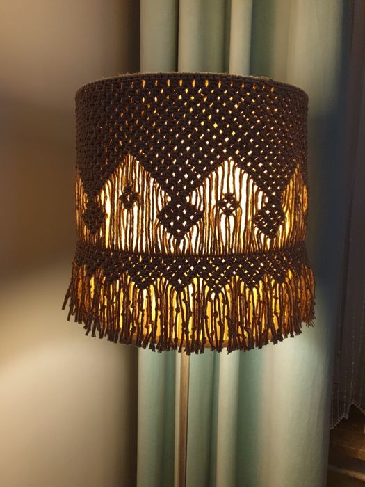 Żyrandol w stylu BOHO ze sznurka