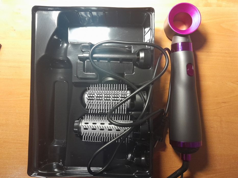 Фен-стайлер 5в1 для укладки, сушки, завивки и выпрямления волос