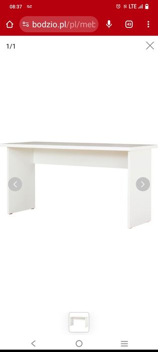 Biurko białe sprzedam