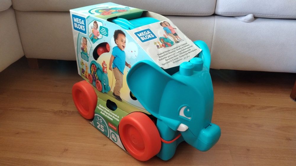 Mega bloks - słonik z klockami