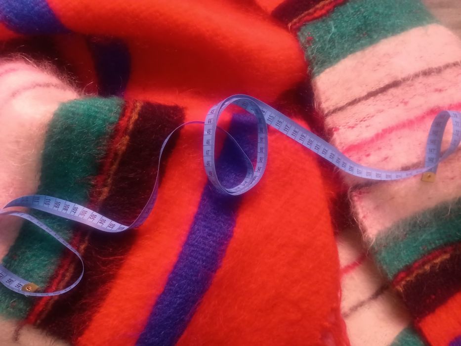 Koc 100% moher wełna