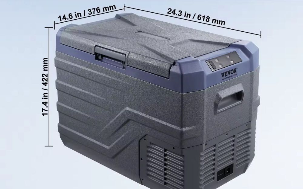 Arca refrigeradora/congeladora 12/24v 220v nova 40 Litros