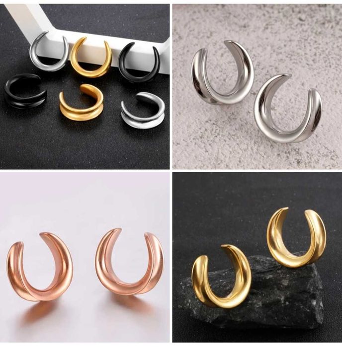 Piercings brincos plugs tuneis argolas janelas de orelha exclusivos