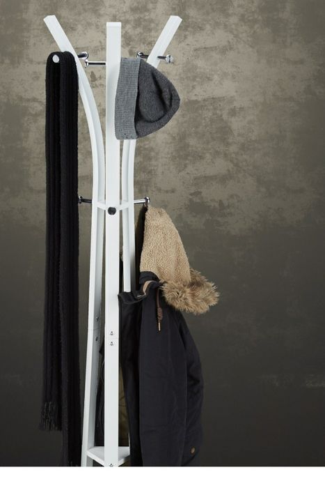 Relaxdays Wieszak Stojak Na Ubrania Kurtki Stal 9 Wieszaków
