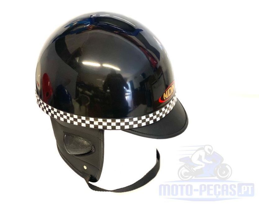 CAPACETE VINTAGE NEDIMOTO KIKO VERMELHO