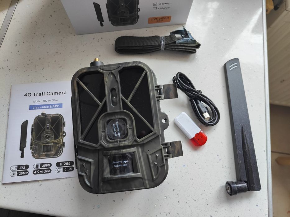 Kamera fotopułapka SunTek HC-940Pro 4K - SIM - nowa - nieużywana.