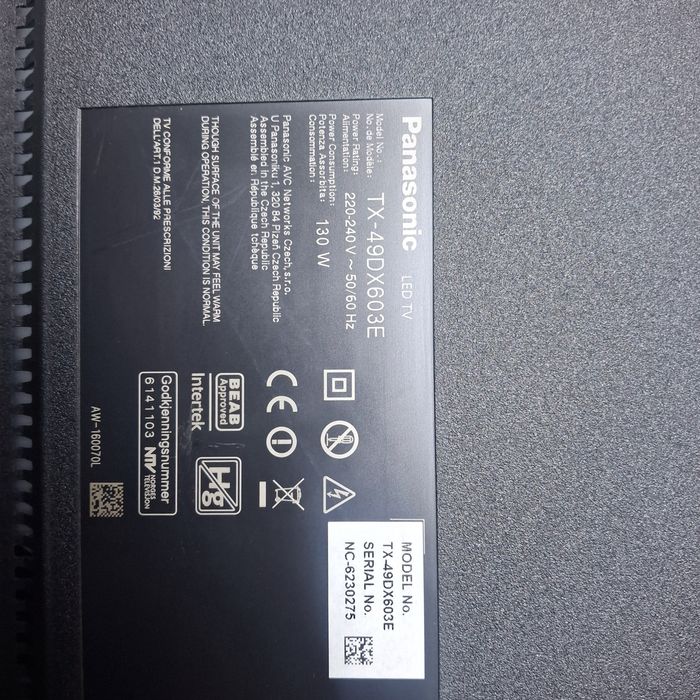 Panasonic 50" -127 см, 4K ULTRA  Smart TV WiFi T2 S2 Телевізор,  опт  роздріб