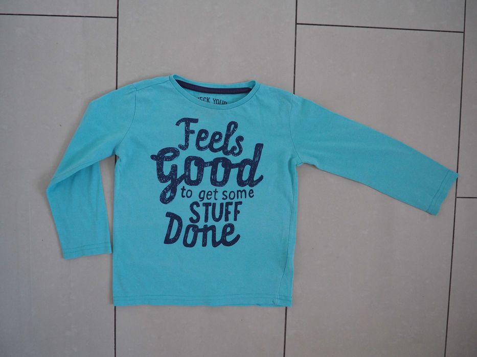 Reserved błękitny T-Shirt z długim rękawem R.98 j.NOWY