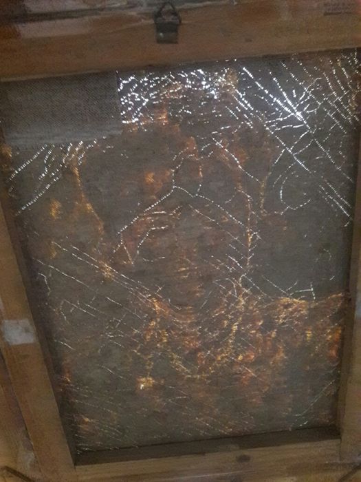 Старовинна німецька картина "Вітєбськ"маслом датована  1943 роком