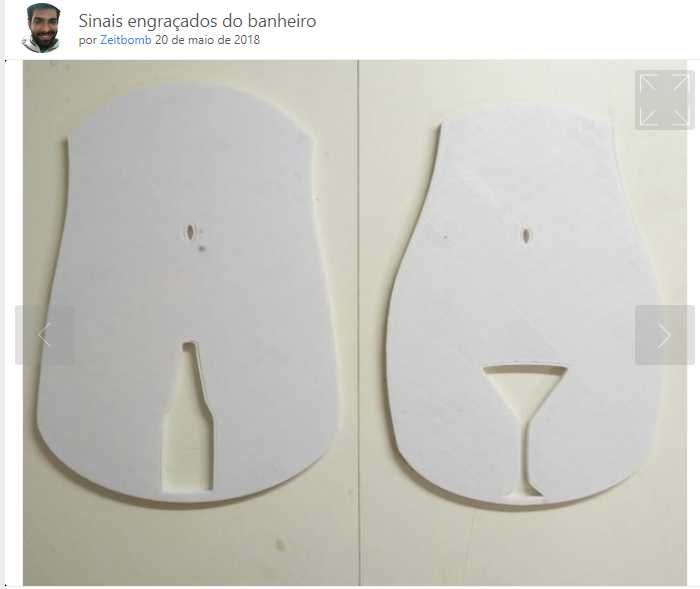 Sinais para Casa de Banho