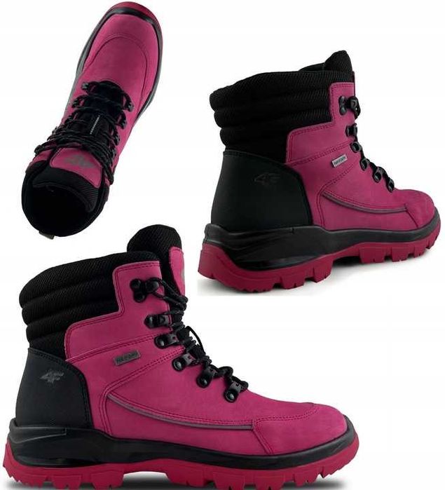 Buty damskie trekkingowe zimowe 4F OBDH250#36