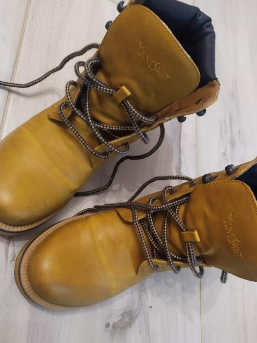 Buty trzewiki wiązane unisex, 38