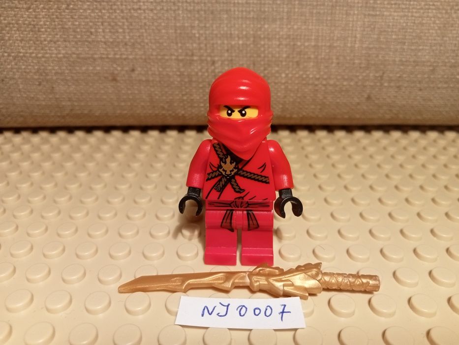 NJO007 Kai Golden Weapons aka Pilot Lego Ninjago stan BDB +miecz ognia
