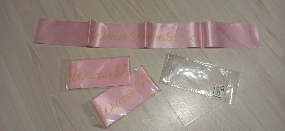 Szarfy wieczór panieński 3 sztuki