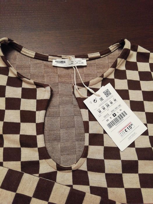 Top malha novo c/etiqueta, pull&bear, M.