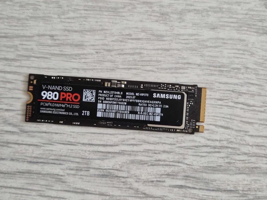 SSD диск Samsung 980 Pro 2TB