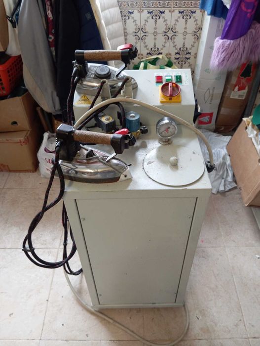 Caldeira de 2 ferros  + Caldeira de 1 ferro + Mesa de aspiração