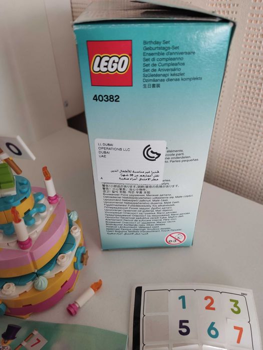Конструктор Лего Lego Iconic Сувенірний набір День народження 40382