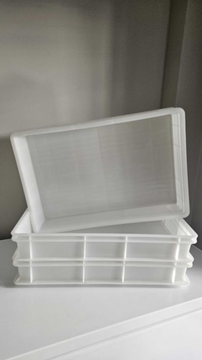 7 Caixas massa Pizza/Pão Professional (Makro) com 1 tampa