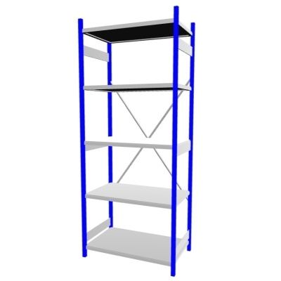 Regał Dimax D20, 4 metry, bardzo dobry stan, z demontażu