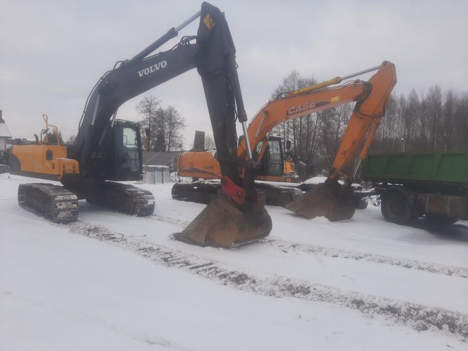 Wynajem koparki błotniaka ziemi łeba Lębork wicko