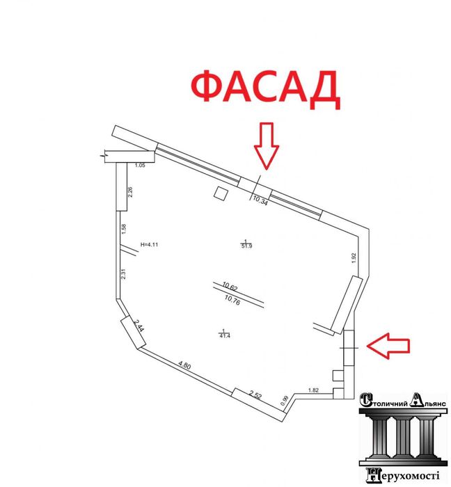 Топовий Фасад 100 кв.м, ЖК Manhattаn, Берестейський п-т 11