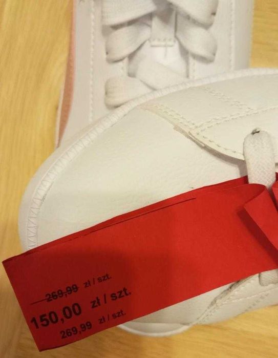 Sneakersy PUMA białe, roz. 44, nowe