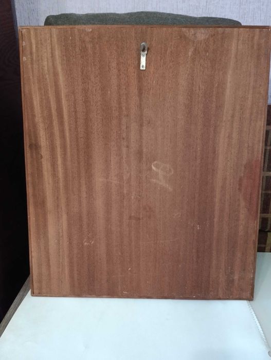 Картина-маркетри  «Рыболов» Перова В. , 1970-80гг