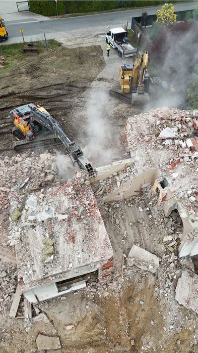 Kruszarka Wynajem Kruszarki Usługi Kruszarką Wyburzenia Rozbiórki