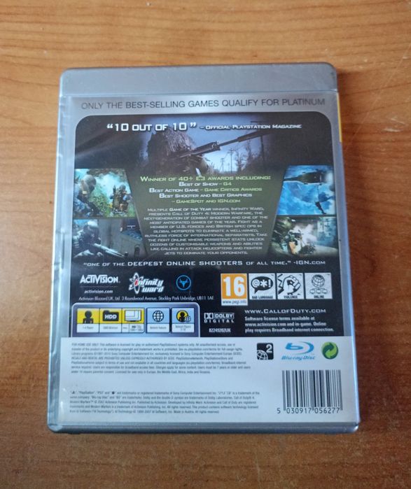 Call Of Duty® Modern Warfare na PS3