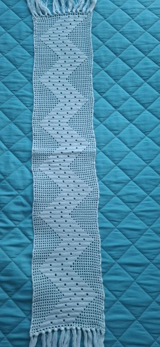 Naperão em crochê,  branco