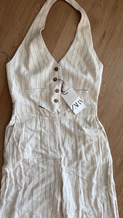 Комбінезон з жилет в складі лен zara