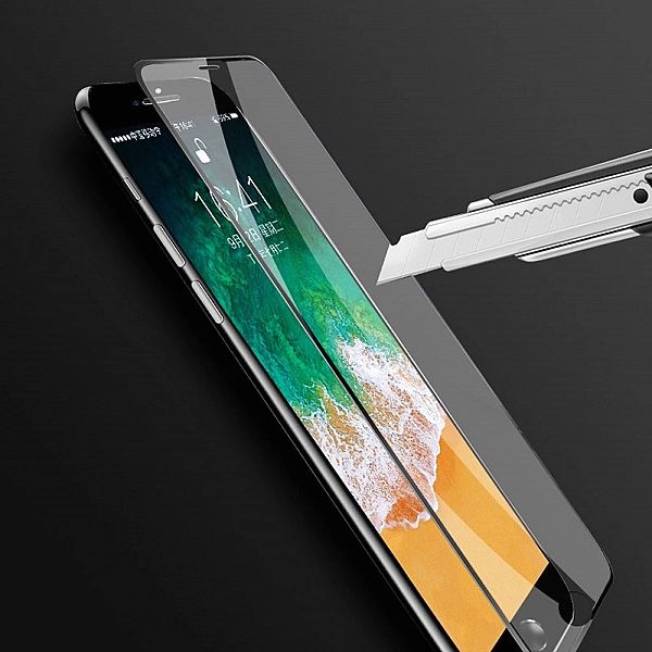 iPhone 6 / 6s / 7 / 8 / SE - Szkło Hartowane Na Cały Ekran 3D FULL GLU