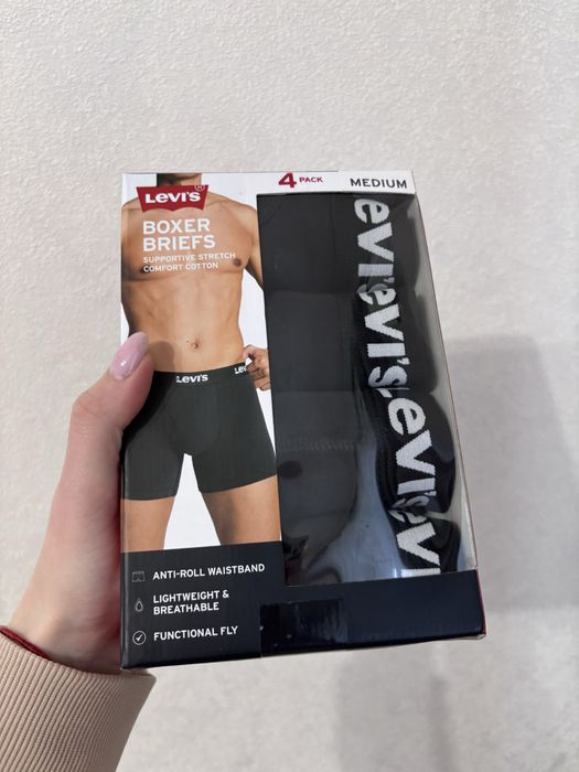 Levi’s чоловічі труси Boxer Briefs 4 pack